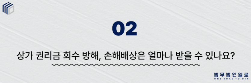 상가 권리금 회수 방해